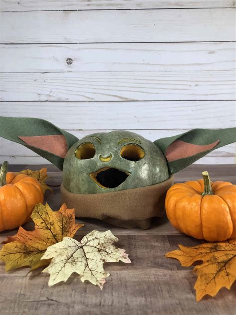 How To Make A Baby Yoda Pumpkin Carving Disney In Your Day Hot Sex
