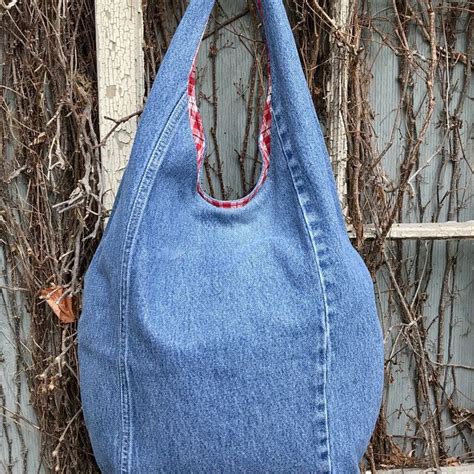 Diy Handbag Sewing Pattern Slouchy Jeans Bag Hobo Bag Etsy Handbag