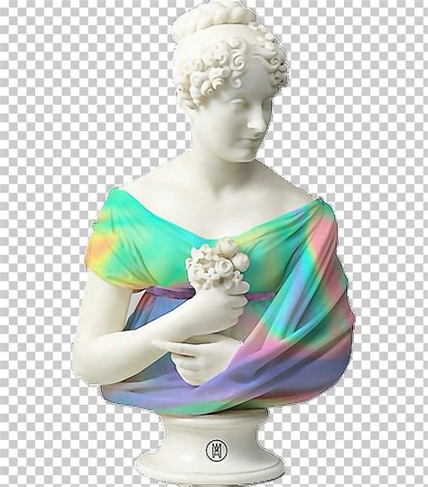 Bust Vaporwave Aesthetics Statue Glitch Art Png Clipart Aesthetic