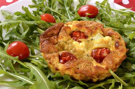 Quiches sans pâte tomate et feta