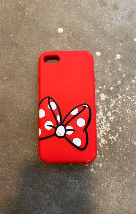 Red Disney Minnie Mouse Iphone Case That Fits Iphone 78 Iphone Cases