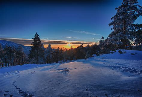 Big Bear Has The Most Beautiful Winter Sunsets Travel