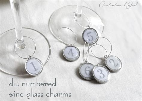 Diy stamped clay wine glass charms (via www.kleinworthco.com). DIY Wine Glass Charms | Centsational Girl