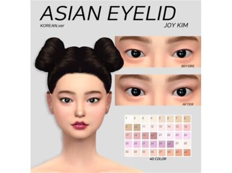 The Sims 4 Mod Korean Style They Have Different Skin Toned People In