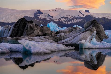 Icebergs In Jokulsarlon Glacier Lagoon Vatnajokull National Park