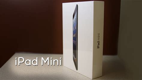 Ipad Mini Unboxing And First Look Youtube