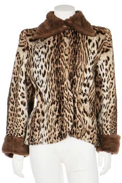 lot 180 an ocelot fur jacket early 1940s