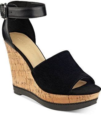Marc Fisher Hillory Two Piece Platform Wedge Sandals Women S Shoes