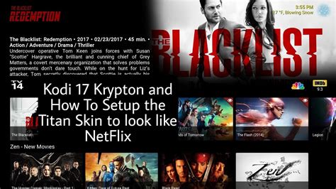Kodi 17 Krypton Build How To Setup The Netflix Skin Youtube