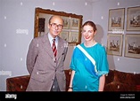 Erherzogin Gabriela von Habsburg mit ihrem Vater Otto, 1991 ...