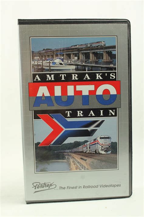 Buy Amtrak Railroad Pentrex 1994 Amtraks Auto Train Railroad Vhs Tape