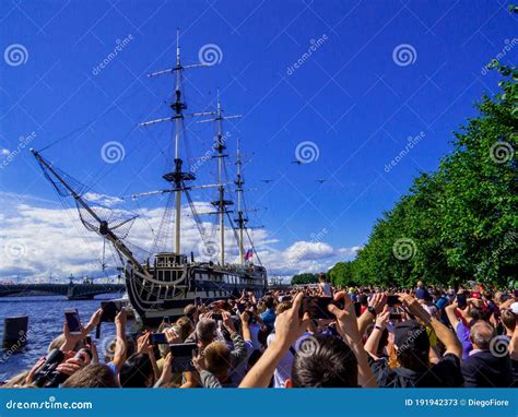 Navy Day St Petersburg Russia Editorial Stock Photo Image Of