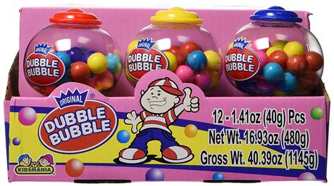 Kidsmania Dubble Bubble Mini Gumball Machine Candy Dispensers For Kids