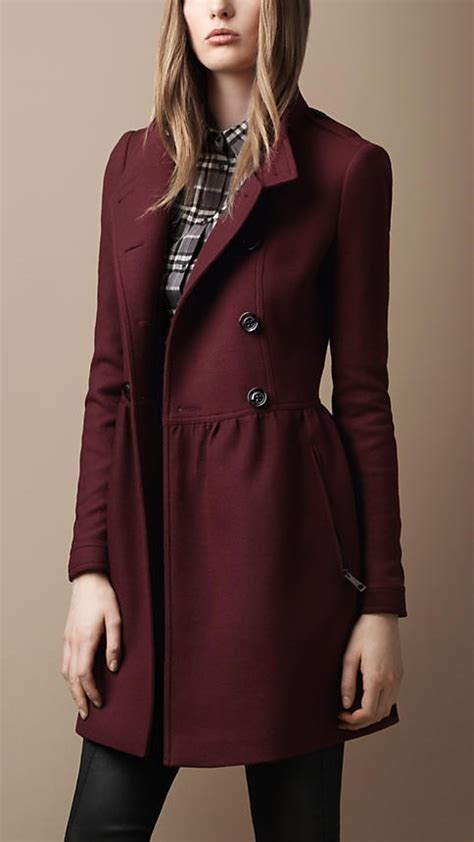 this coat is fabulousss~wool twill dress coat burberry clothes design coat dress fashion