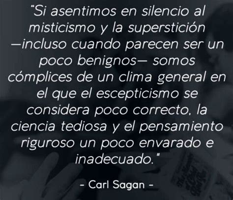 Carl Sagan Carl Sagan Pensamientos Escepticismo