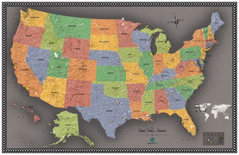 10 Best Us Wall Map Of 2022 Laura Lippman Images And Photos Finder
