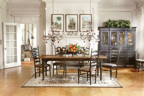 Available in a range of sizes, our kitchen and dining room tables can seat as few or as many as you like—from the cozy table tucked in the corner of your kitchen to the extension table with leaf that easily seats up to ten guests. Beckett Dining Table & Buffet/Hutch - Traditional - Dining ...