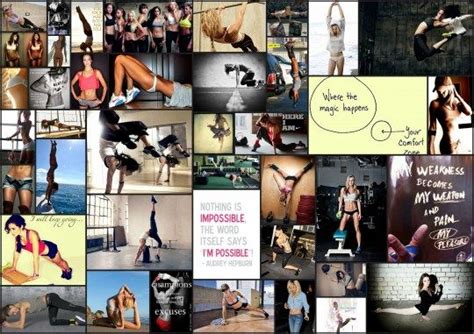 Finally My Very First Vision Board Fitness Vision Board Fitness Motivation Inspiration