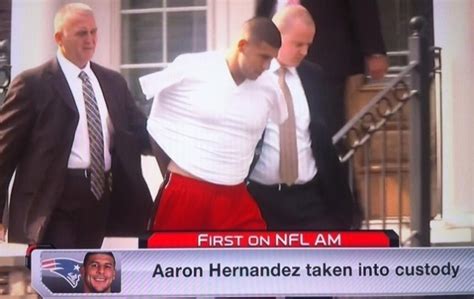 Aaron Hernandez Arrested Video New England Patriots Star In Police Custody And Charged In