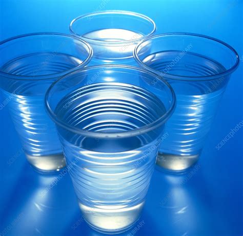 Cups Of Water Stock Image F0010518 Science Photo Library