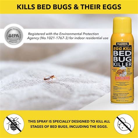 Harris Egg Kill 16 Oz Bed Bug Killer Aerosol In The Pesticides
