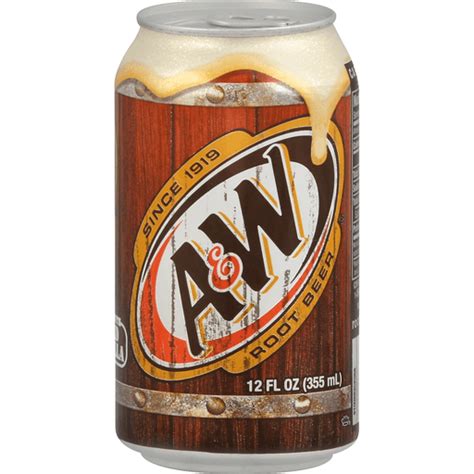 Aandw Root Beer 12 Fl Oz Cans 6 Pack Root Beer And Cream Soda