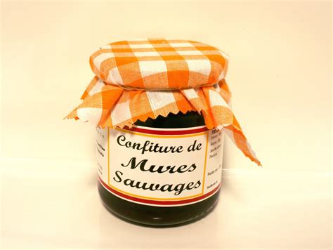 Confiture de Mûres Sauvages Confitures traditionnelles