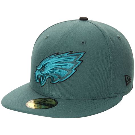 New Era Philadelphia Eagles Midnight Green Pop Flip 59fifty Fitted Hat