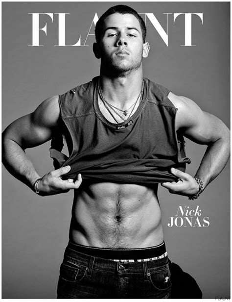 Nick Jonas Poses In Calvin Klein Underwear For Flaunt Photo Shoot