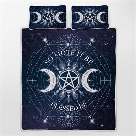 Witch So Mote It Be Quilt Bedding Set Hekateprints