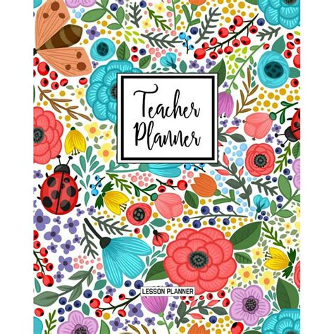 Teacher Lesson Planner Undated Weekly Academic Plan Book For School