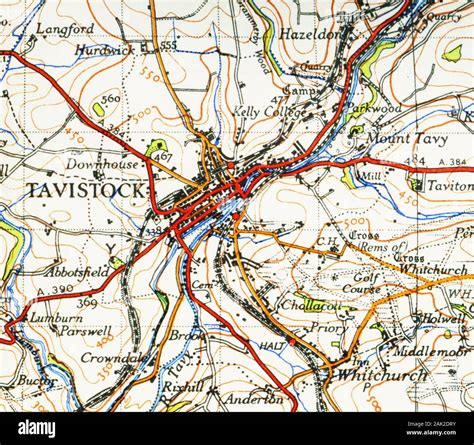 Tavistock Map High Resolution Stock Photography And Images Alamy