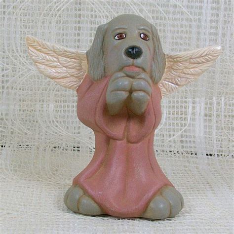 Dog Angel Figurine Angel Dog Statue Dog T Angel T Dog