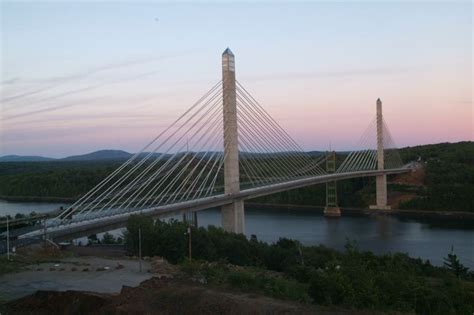 Penobscot Narrows Bridge And Observatory Stock Photos Bucksport Maine