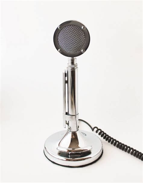 Vintage Astatic Cb Ham Radio Chrome Microphone 1 933x1200