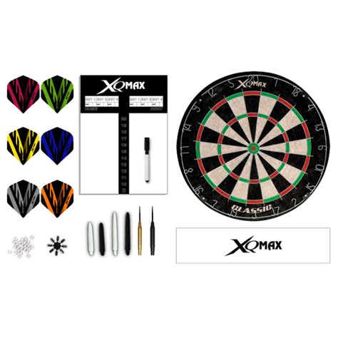 Dartboard Starter Set Deluxe Xq Max Darts