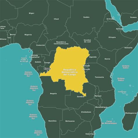 El Congo Mapa
