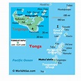 Tonga Large Color Map