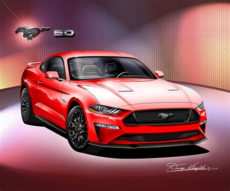 Ford Mustang 2018 2020 Fine Art Prints And Posters By Danny Whitfield