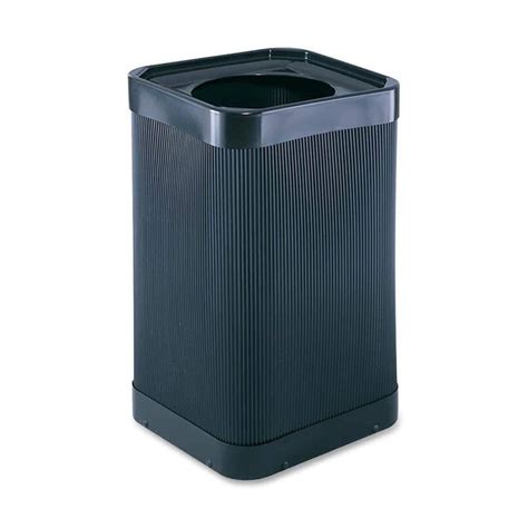 Safco 38 Gal At Your Disposal Receptacle Saf9790bl The Home Depot