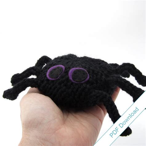 Spider Knitting Pattern PDF Knit Your Own Toy Spider Etsy UK