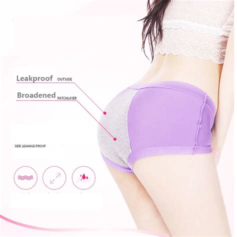 Sexy Women Physiological Briefs Leakproof Menstrual Period Broadened