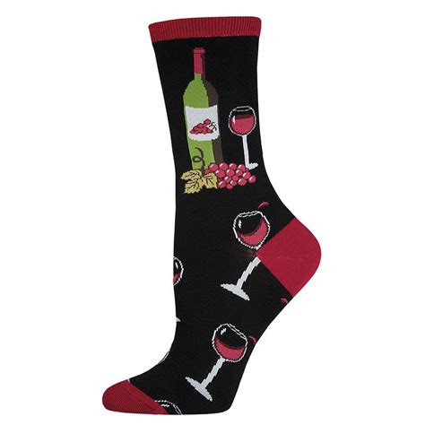 Like A Fine Wine Knee Socks Women Crew Socks Wine Socks Novelty Socks