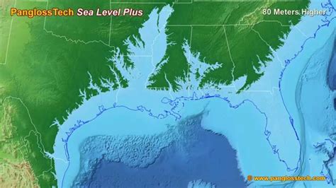 Map Of Usa After Water Rises Topographic Map Of Usa With States