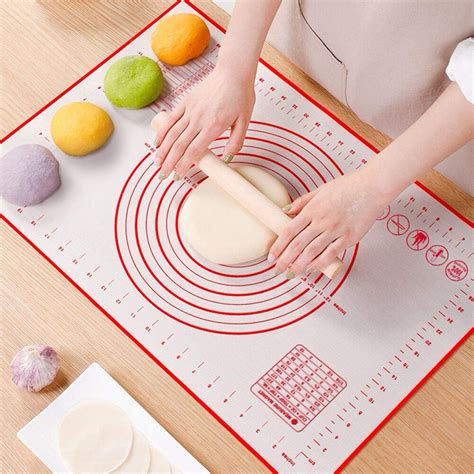 Large Silicone Pastry Mat 100 Non Slip With Measurement Counter Mat