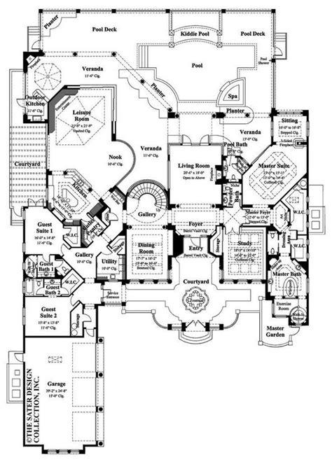 36 Unanswered Issues With Modern Mansion Floor Plan Luxury Revealed 87