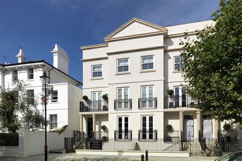 Newly Built Luxury Townhouse In London With Georgian Inspired Exterior