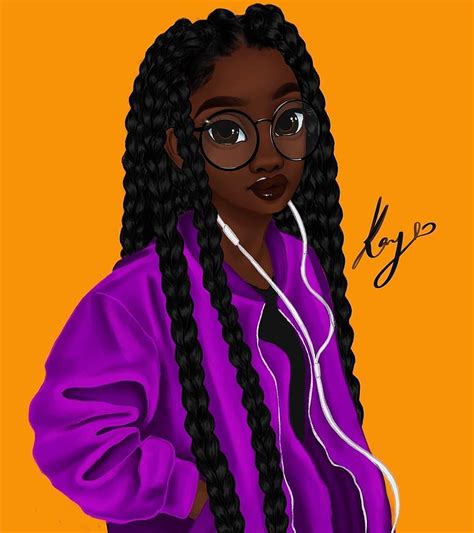 Cute Aesthetic Black Girl Drawings Cute Black Girl Drawings Hd
