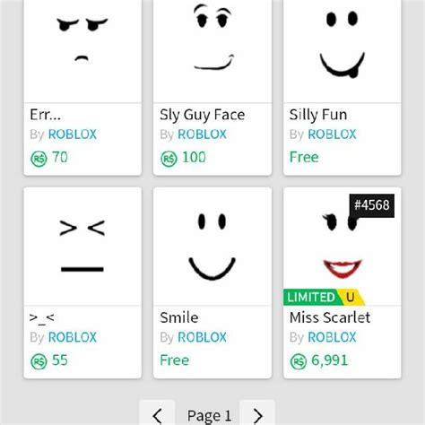 Roblox Miss Scarlet Face Code