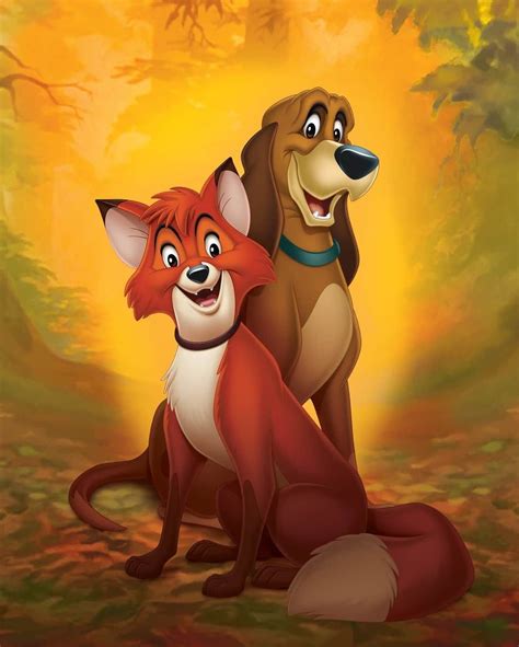 The Fox And The Hound From Disneys Animated Movie